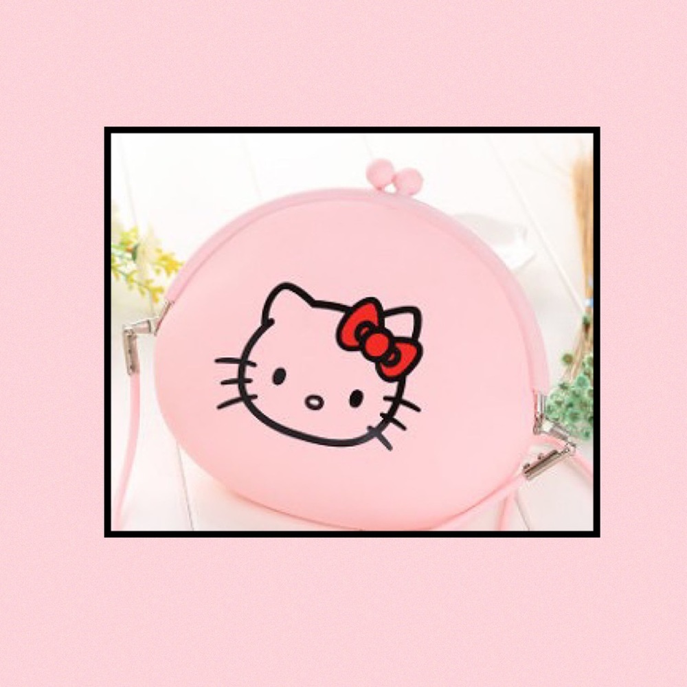 Hello kitty silicone purse.NWT